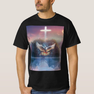 Cross and Holy Spirit shirt