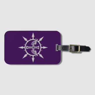 Cross and Wings Emblem Luggage Tag