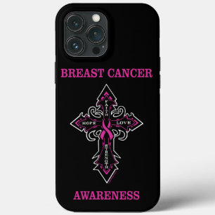 Cross/Awareness...Breast Cancer iPhone 13 Pro Max Case