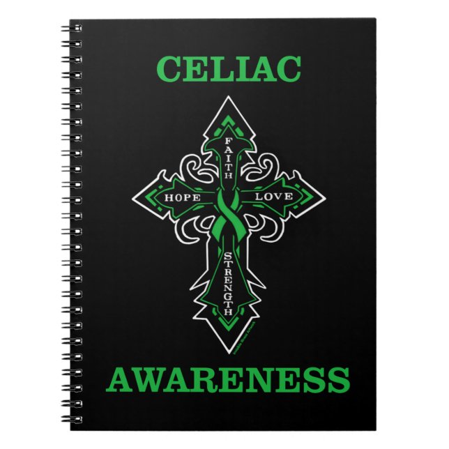 Cross/Awareness...Celiac Notebook (Front)