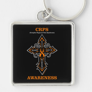 Cross/Awareness...CRPS Key Ring