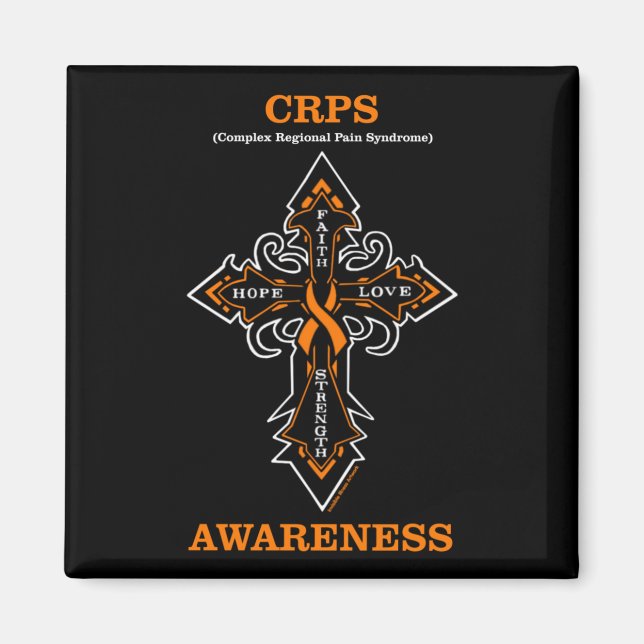 Cross/Awareness...CRPS Magnet (Front)