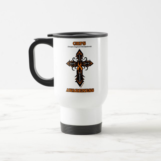 Cross/Awareness...CRPS Travel Mug (Left)