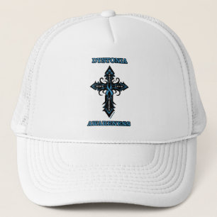 Cross/Awareness...Dystonia Trucker Hat