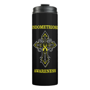 Cross/Awareness...Endometriosis Thermal Tumbler