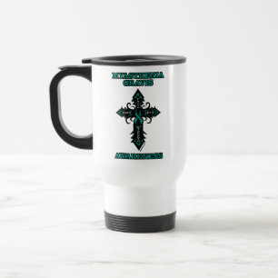 Cross/Awareness...Myasthenia Gravis Travel Mug