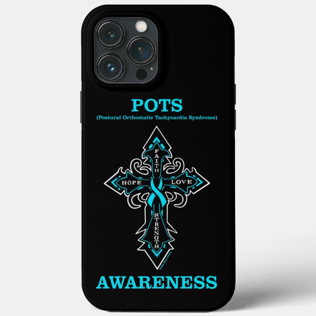 Cross/Awareness...POTS Case-Mate iPhone Case (Back)
