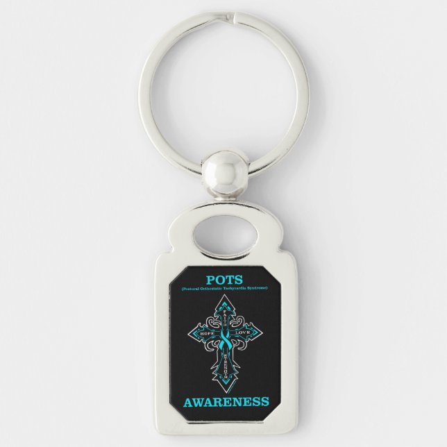 Cross/Awareness...POTS Key Ring (Front)