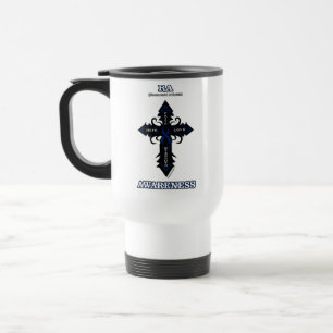 Cross/Awareness...Rheumatoid Arthritis Travel Mug
