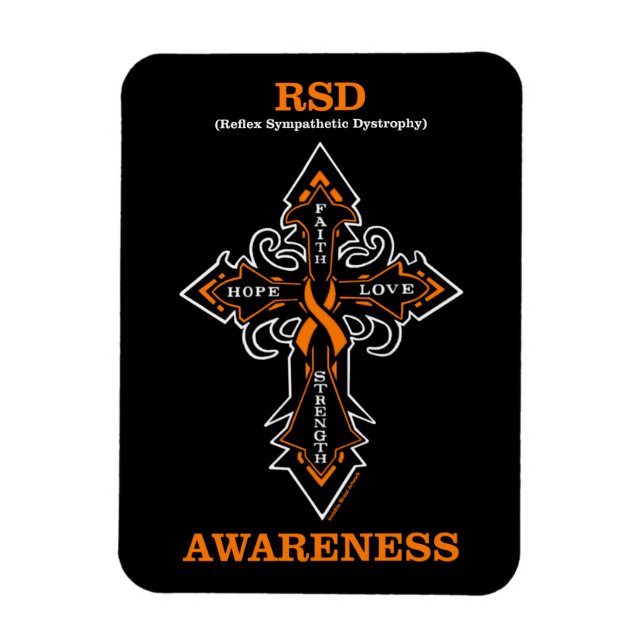 Cross/Awareness...RSD Magnet (Vertical)