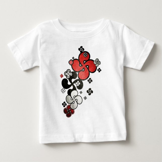 cross Basque Baby T-Shirt (Front)