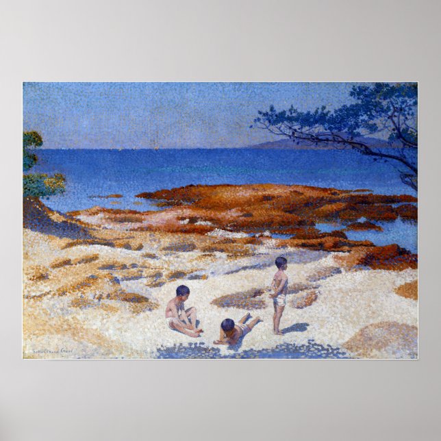 Cross - Beach At Cabasson Poster (Front)