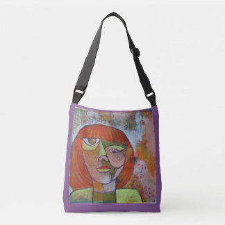 Cross body bag funky art design