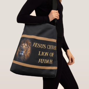 Cross Body Tote Bag Jesus Christ Lion Of Judah