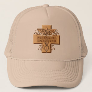 Cross Caduceus Doctor Hat