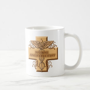 Cross Caduceus Nurse Anaesthetist Coffee Mug