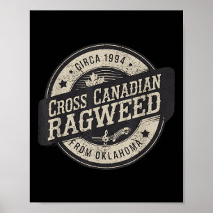 Cross Canadian Ragweed Concert 2025 Retro Men Wome Poster