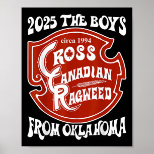 Cross Canadian Ragweed The Boys From Oklahoma Conc Poster