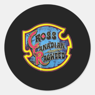 Cross Canadian Ragweed Vintage  Classic Round Sticker