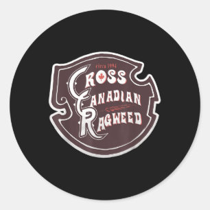 Cross Canadian Ragweed Vintage  Classic Round Sticker