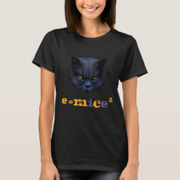 Cross Cat vs Einstein! Funny Cat Saying T-Shirt