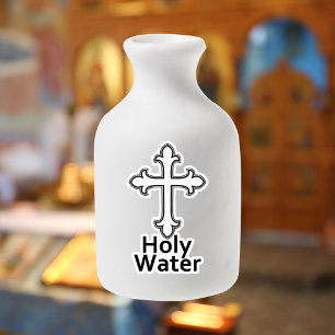 Cross Catholic Christianity Holy Water Contour
