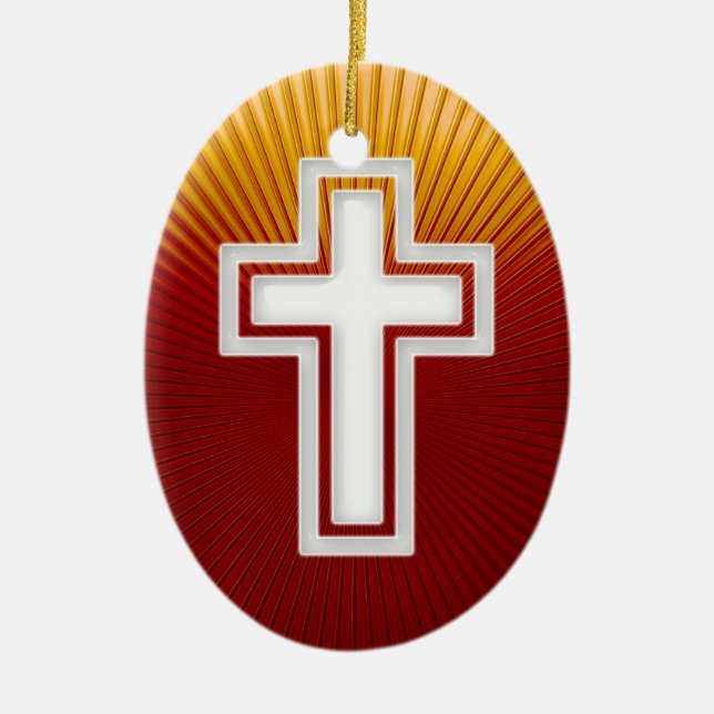 Cross - Christian Ornament (Front)