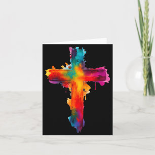 Cross Christian Religious Believe Blessed Faith Gr Card