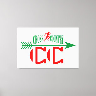 Cross country canvas print