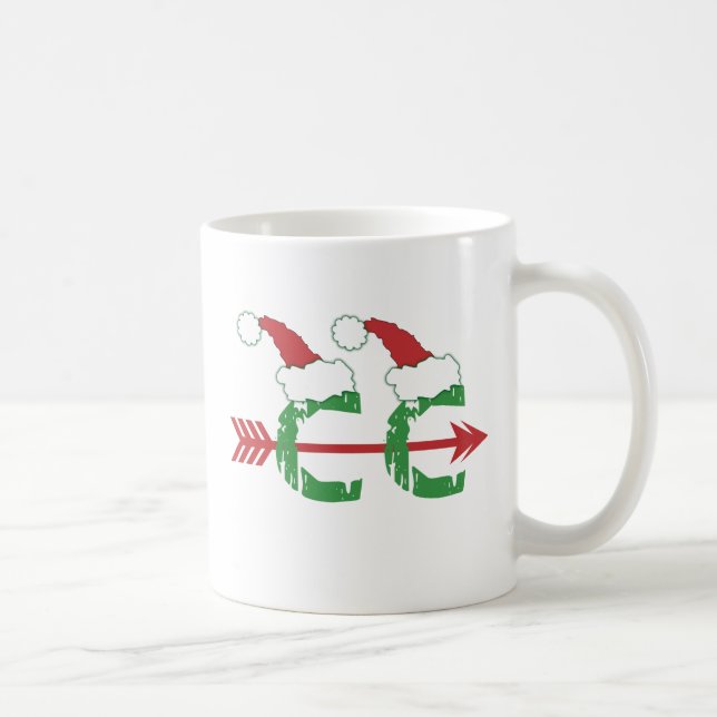 Cross Country Christmas © Running Coffee Mug (Right)