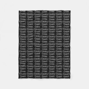 Cross Country Coach Extraordinaire Fleece Blanket