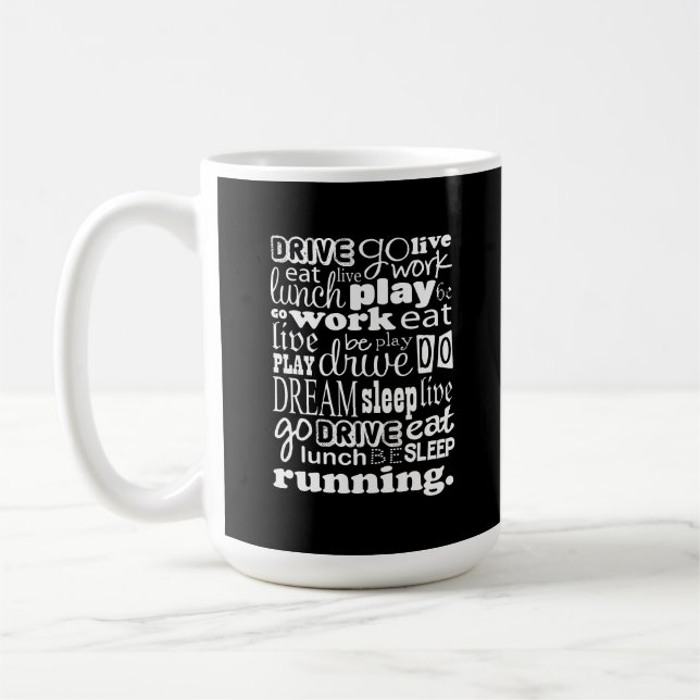 Cross Country Coach Running Mug (Left)