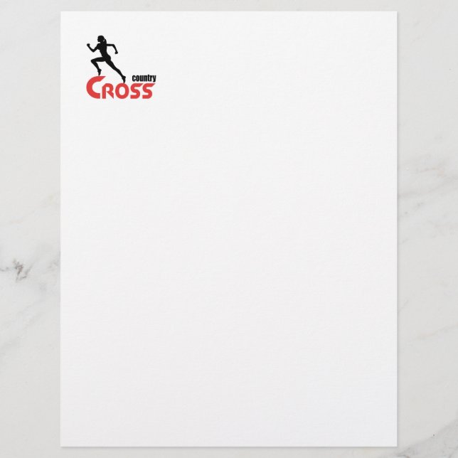 Cross country custom letterhead (Front)