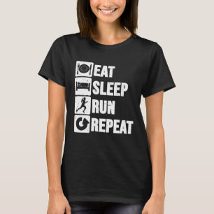 Cross Country Eat Sleep Run Repeat Running Women G T-Shirt