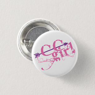 Cross Country Girl - CC 3 Cm Round Badge