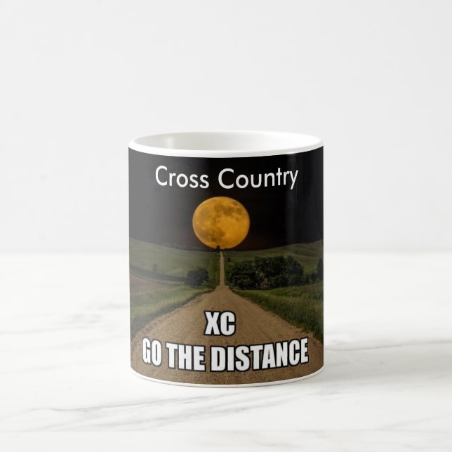 Cross Country . Go The Distance Coffee Mug (Center)