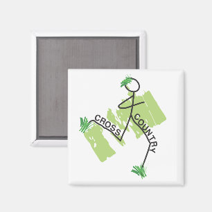 Cross Country Grass Runner Magnet
