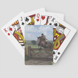 Cross Country - Jumping Horse Playing Cards