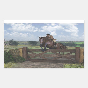 Cross Country - Jumping Horse Sticker