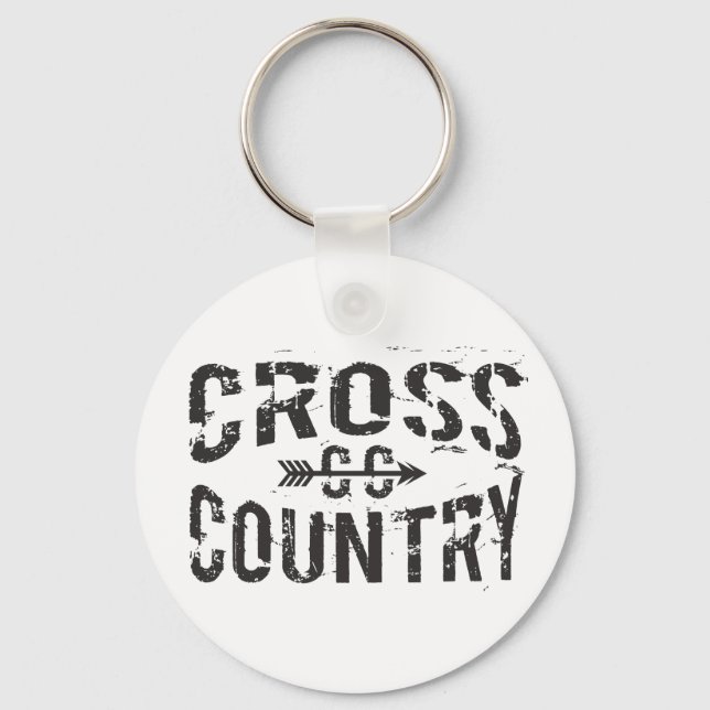 Cross Country Keychain (Front)