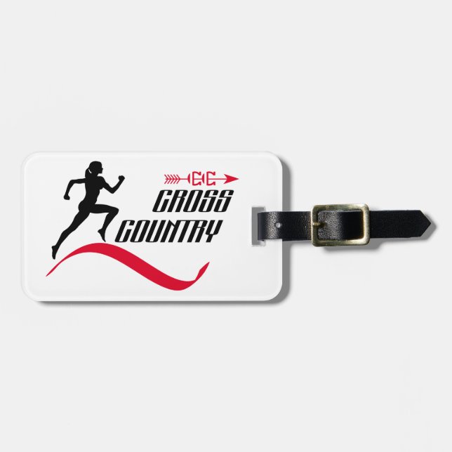 Cross country luggage tag (Front Horizontal)