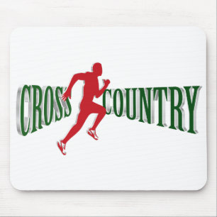 Cross country mouse mat