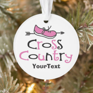 Cross Country Ornament