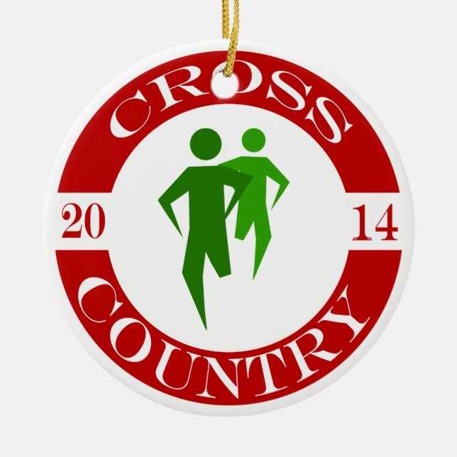 Cross Country Ornament - 2014 (Front)