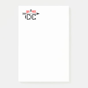 Cross country post-it notes
