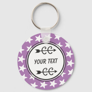 Cross Country PURPLE Personalised Keychain