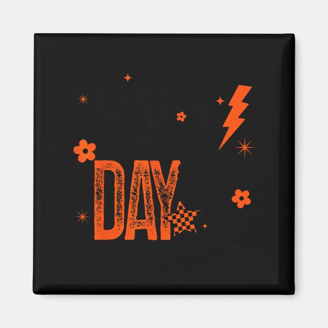 Cross Country Race Day Runner Track And Field Oran Magnet (Front)