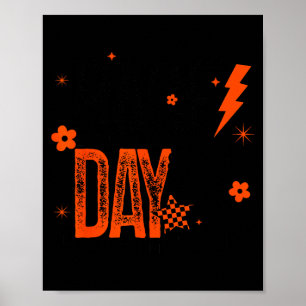 Cross Country Race Day Runner Track And Field Oran Poster