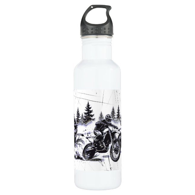 Cross Country Racers - Motocross Racing 710 Ml Water Bottle (Front)