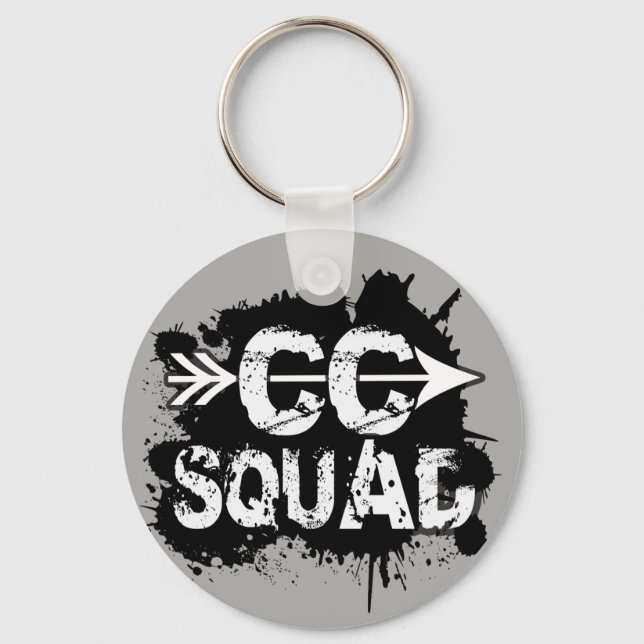 Cross Country Runner Squad Keychain (Front)